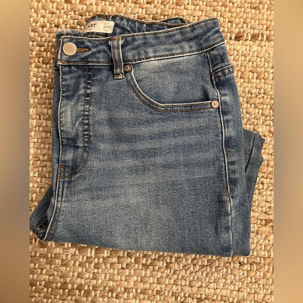 Oat New York Light Blue Straight Leg Jeans